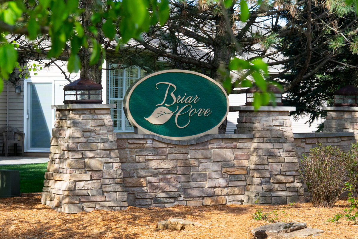Briar Cove subdivision Schererville IN maintenance-free homes.